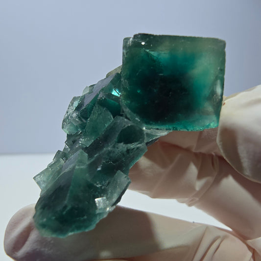 Phantom Fluorit Würfel Stufe, grün Okorusu, Namibia 43*34*21mm