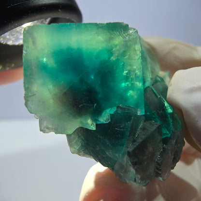 Phantom Fluorit Würfel Stufe, grün Okorusu, Namibia 43*34*21mm