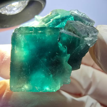 Phantom Fluorit Würfel Stufe, grün Okorusu, Namibia 43*34*21mm