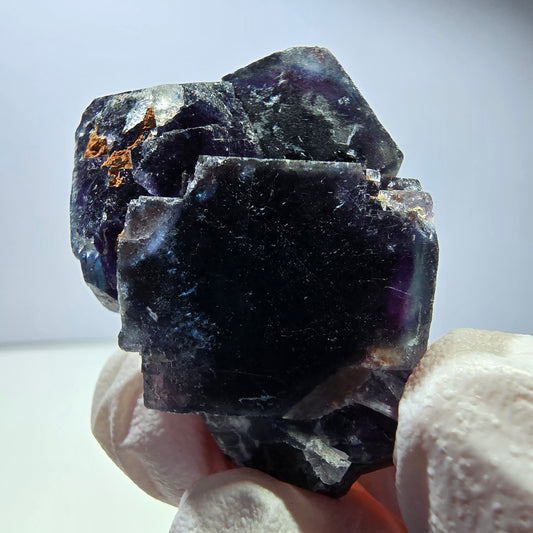 Phantom Fluorit Würfel Stufe, grün lila Okorusu, Namibia 38*27*16mm