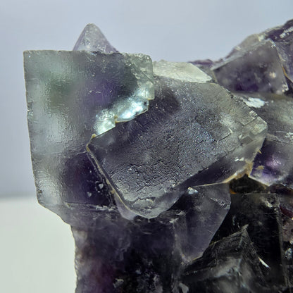 Phantom Fluorit Würfel Stufe, grün lila Okorusu, Namibia 43*44*20mm