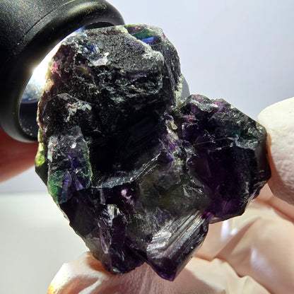 Phantom Fluorit Würfel Stufe, grün lila Okorusu, Namibia 44*38*33mm