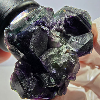 Phantom Fluorit Würfel Stufe, grün lila Okorusu, Namibia 44*38*33mm