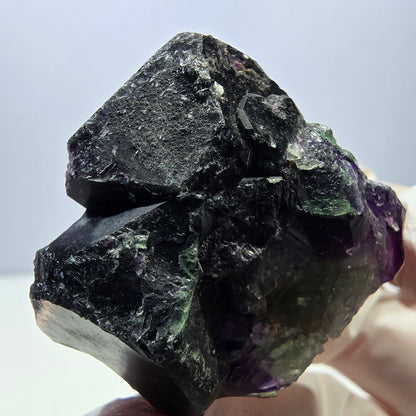 Phantom Fluorit Würfel Stufe, grün lila Okorusu, Namibia 44*38*33mm