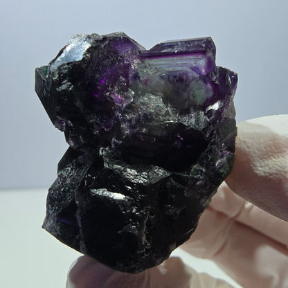 Phantom Fluorit Würfel Stufe, grün lila Okorusu, Namibia 44*38*33mm