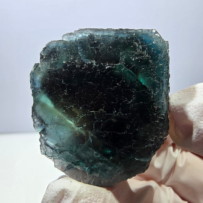 Phantom Fluorit Würfel Stufe, grün braun parkettiert Okorusu, Namibia 37*33*25mm