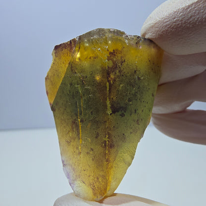 Phantom Fluorit Würfel Stufe, gelb grün Okorusu, Namibia 43*32*30mm