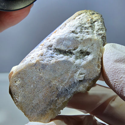 Phantom Fluorit Würfel Stufe, gelb grün Okorusu, Namibia 55*35*16mm