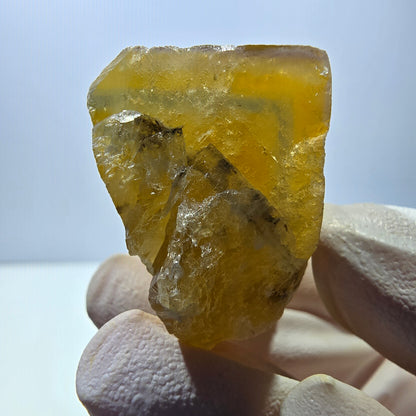 Phantom Fluorit Würfel Stufe, gelb grün Okorusu, Namibia 39*29*25mm