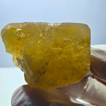 Phantom Fluorit Würfel Stufe, gelb grün Okorusu, Namibia 39*29*25mm