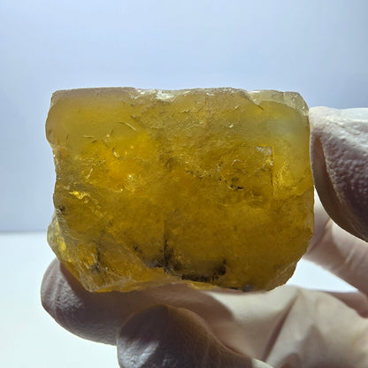 Phantom Fluorit Würfel Stufe, gelb grün Okorusu, Namibia 39*29*25mm