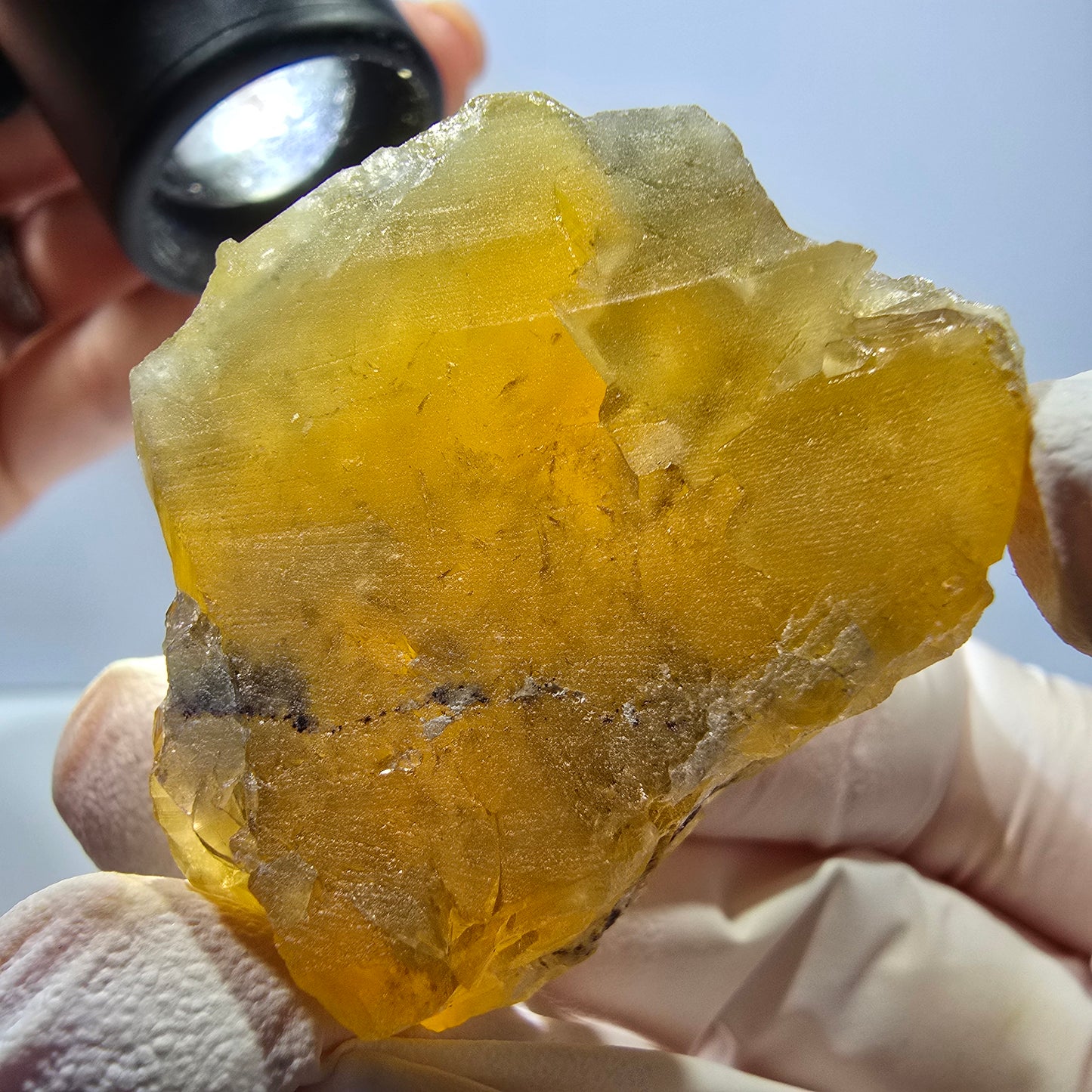 Phantom Fluorit Würfel Stufe, gelb grün Okorusu, Namibia 39*29*25mm