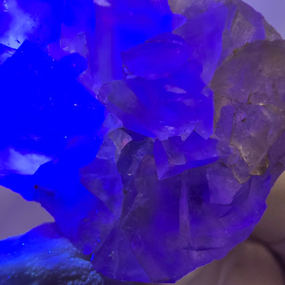 Phantom Fluorit Würfel Stufe, gelb Okorusu, Namibia 43*31*18mm