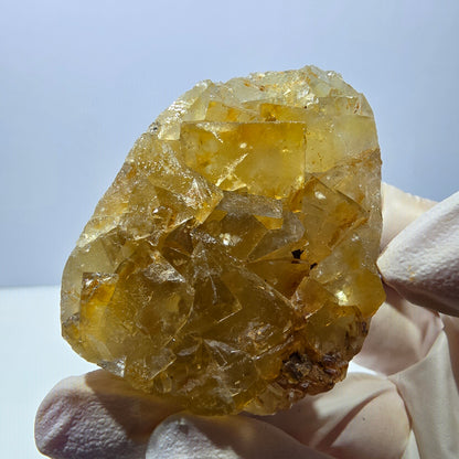 Phantom Fluorit Würfel Stufe, gelb Okorusu, Namibia 54*40*16mm