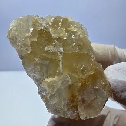 Phantom Fluorit Würfel Stufe, gelb Okorusu, Namibia 42*39*18mm