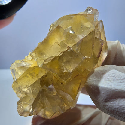 Phantom Fluorit Würfel Stufe, gelb Okorusu, Namibia 50*35*23mm