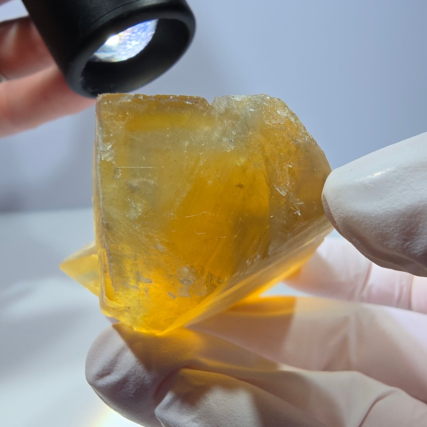 Phantom Fluorit Würfel Stufe, gelb grün Okorusu, Namibia 75*39*31mm