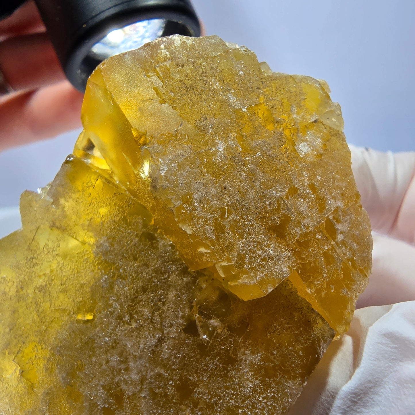 Phantom Fluorit Würfel Stufe, gelb grün Okorusu, Namibia 63*42*39mm