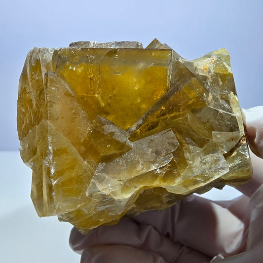 Große Phantom Fluorit Würfel Stufe gelb, grün Okorusu, Namibia 70*67*55mm