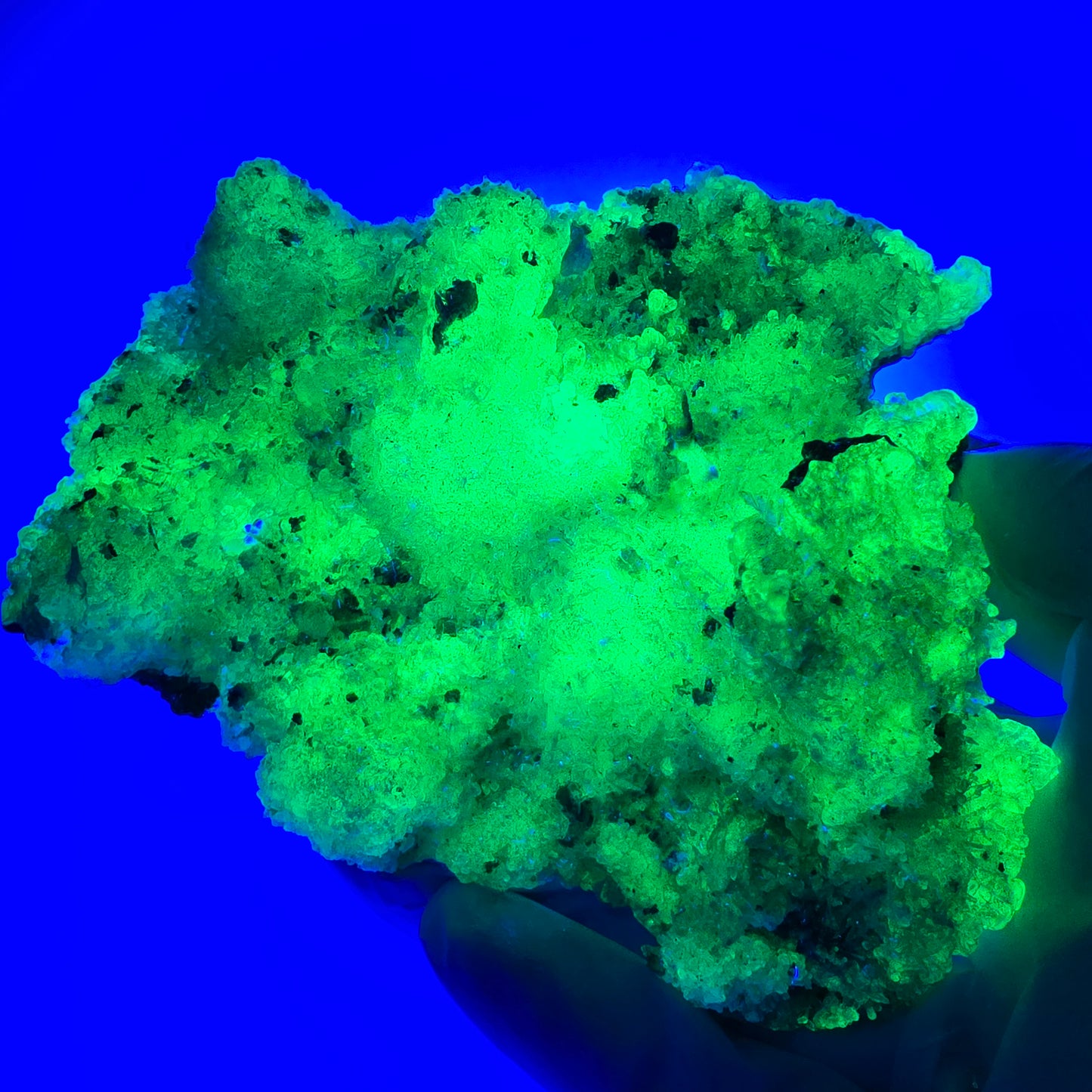 Große Hyalit Opal (UV Mineral) Stufe Erongo, Namibia 118*94*31mm