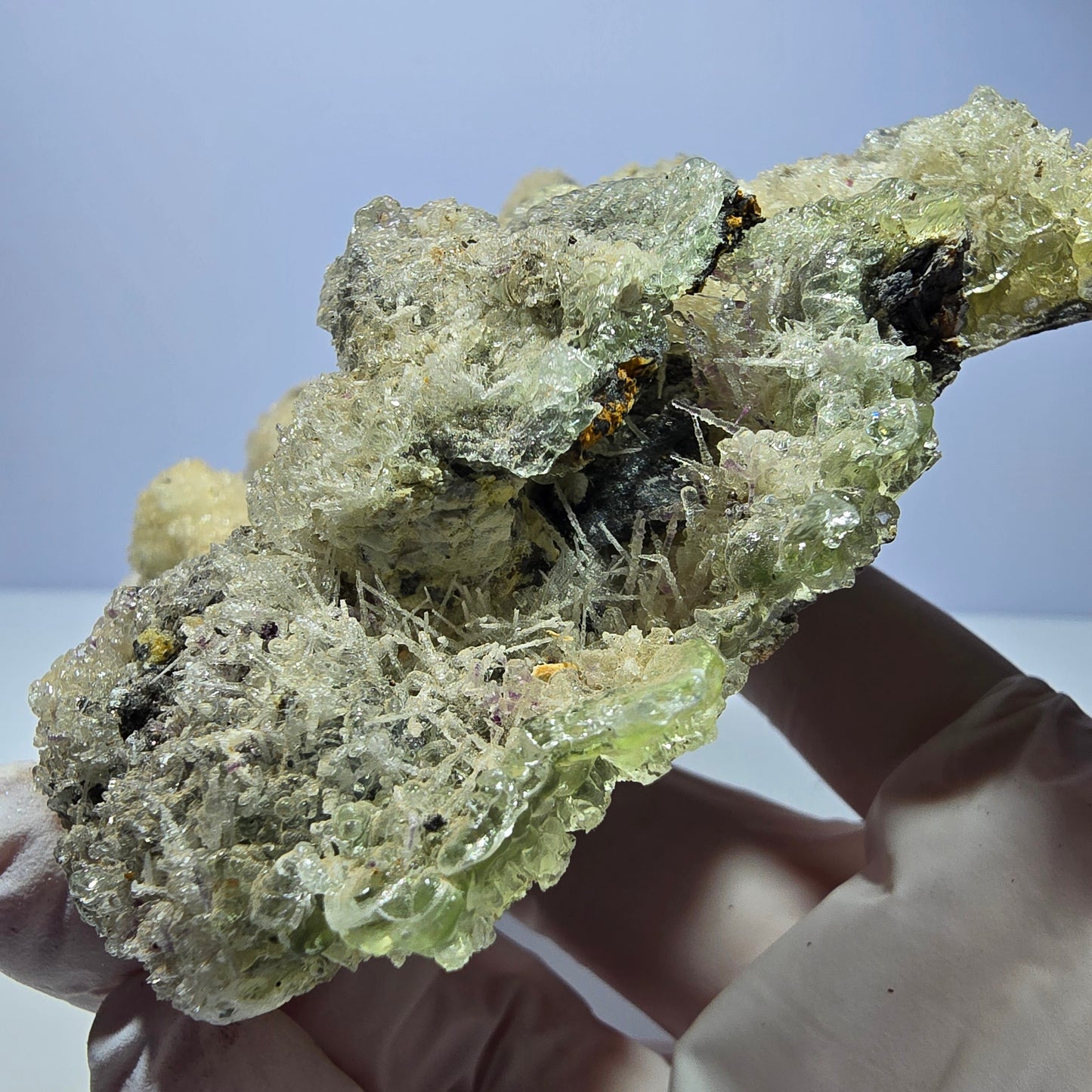 Große Hyalit Opal (UV Mineral) Stufe Erongo, Namibia 118*94*31mm