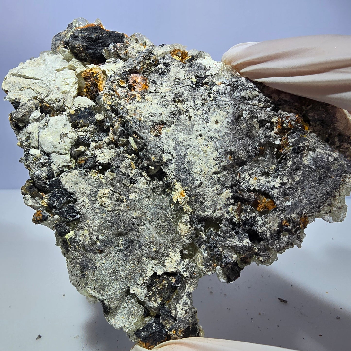 Große Hyalit Opal (UV Mineral) Stufe Erongo, Namibia 118*94*31mm