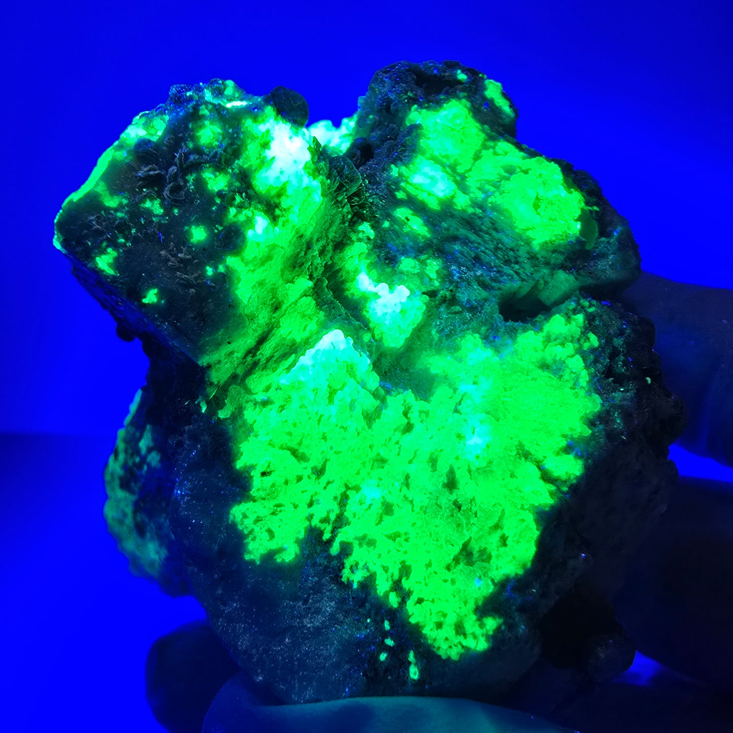 Große Hyalit Opal, Orthoklas, Muskovit Stufe Erongo, Namibia 65*61*56mm