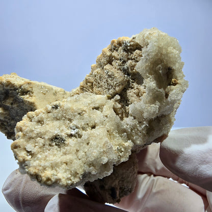 Große Hyalit Opal, Orthoklas, Muskovit Stufe Erongo, Namibia 65*61*56mm