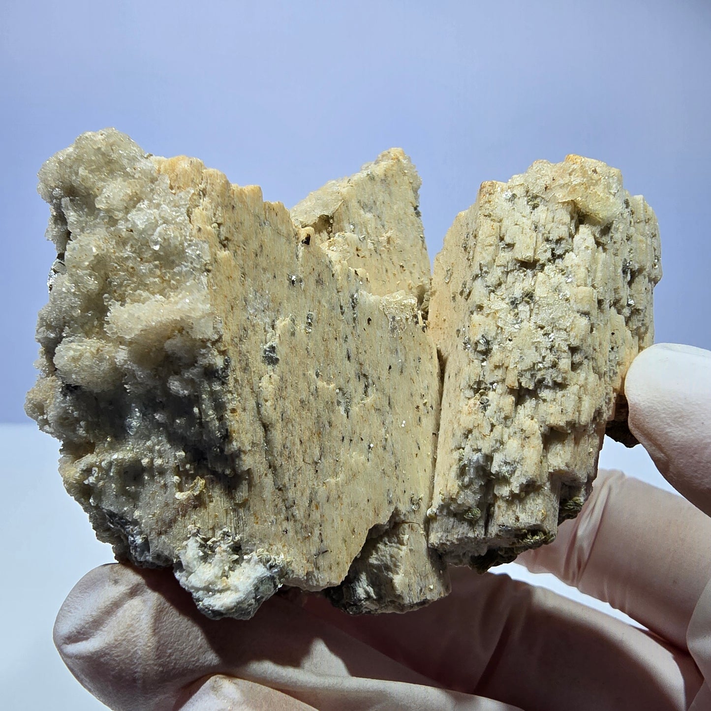 Große Hyalit Opal, Orthoklas, Muskovit Stufe Erongo, Namibia 65*61*56mm