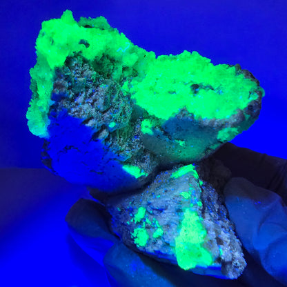 Große Hyalit Opal, Orthoklas, Muskovit Stufe Erongo, Namibia 65*61*56mm