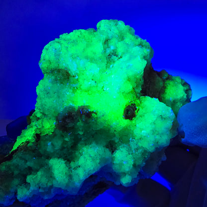 Große Fluorit, Hyalit Opal, Orthoklas, Schörl Turmalin Stufe Erongo, Namibia 91*59*52mm