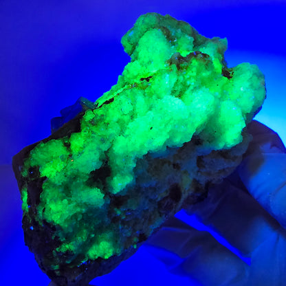 Große Fluorit, Hyalit Opal, Orthoklas, Schörl Turmalin Stufe Erongo, Namibia 91*59*52mm