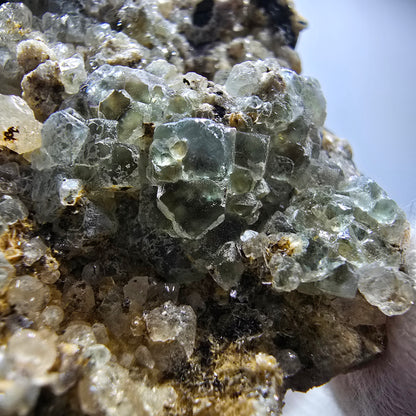 Phantom Fluorit Muskovit Schörl Turmalin Orthoklas Erongo, Namibia 82*60*33mm