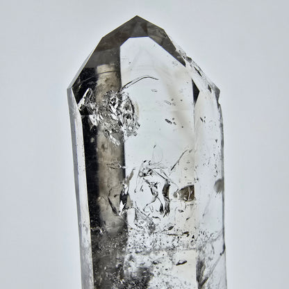 Enhydro Skeleton Smoky Quartz DT Scepter, 1x Bubble Valentine Pocket, Namibia 60*20*15mm 