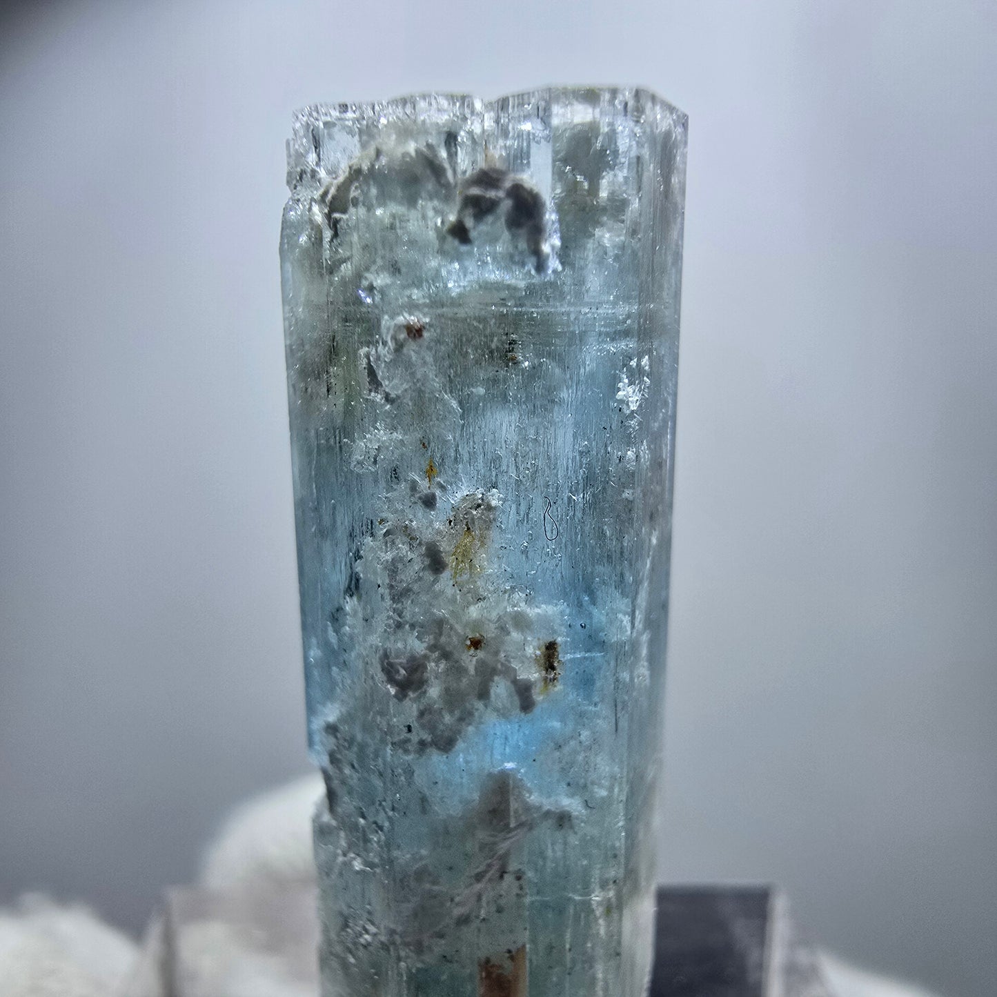 Seltener Aquamarin X Kristall, blau Erongo, Namibia 32*12*10mm