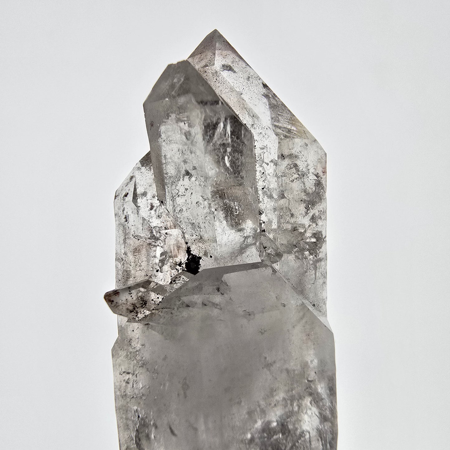 Skeleton Phantom Smoky Quartz DT Scepter Valentine Pocket, Namibia 58*29*16mm 