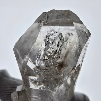 Squelette Fantôme Quartz Fumé DT Sceptre Valentine Pocket Goboboseb Namibie 66*37*24mm 