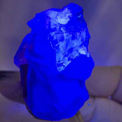 Phantom Fluorit Würfel Stufe, grün gelb lila Okorusu, Namibia 31*21*14mm