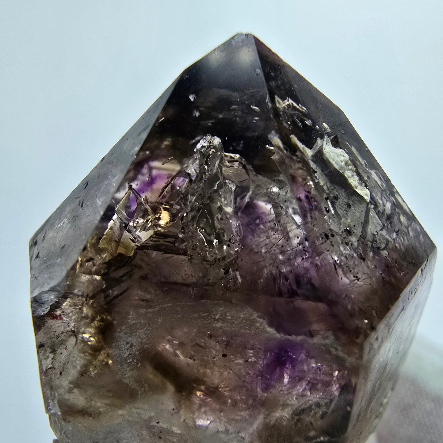 Phantom Amethyst Zepter Kristall Goboboseb Namibia 37*31*23mm Mineraliensammlung