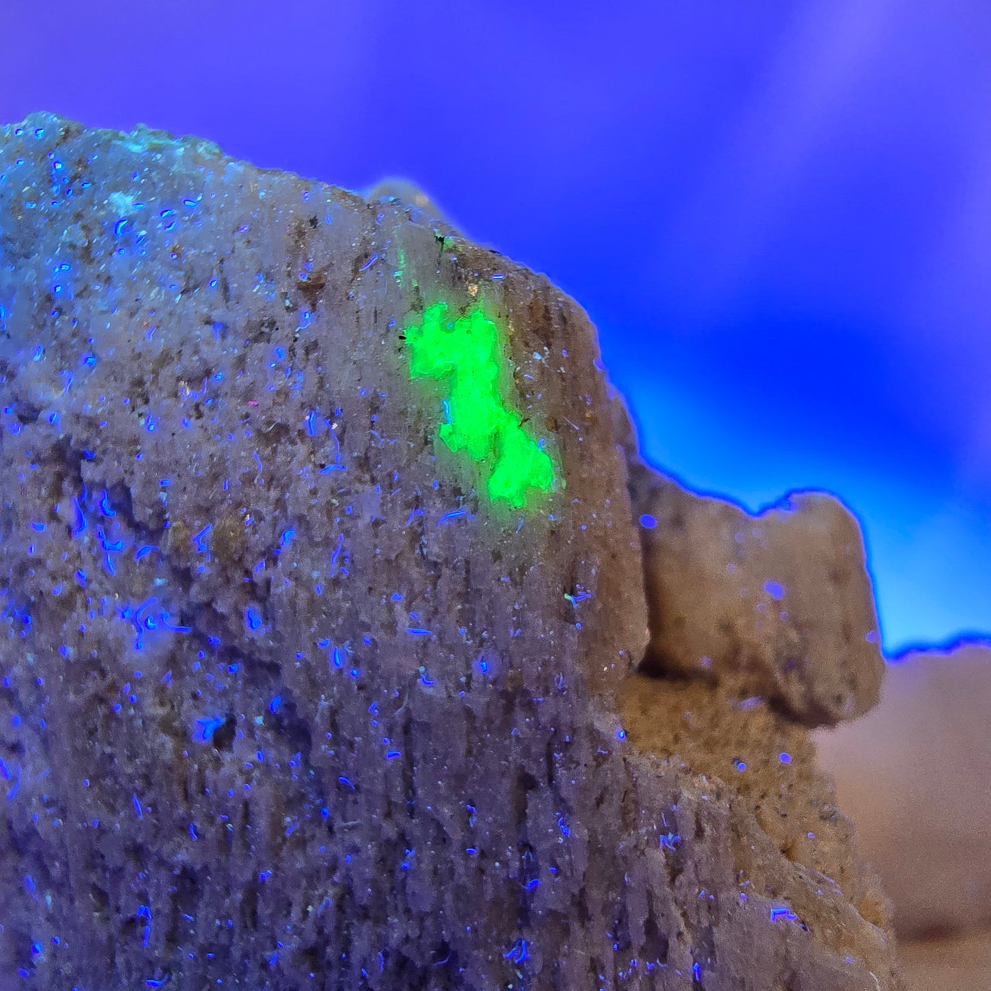 Hyalit Opal, Orthoklas, Rauchquarz, Muskovit, Schörl Turmalin Erongo, Namibia 57*38*28mm