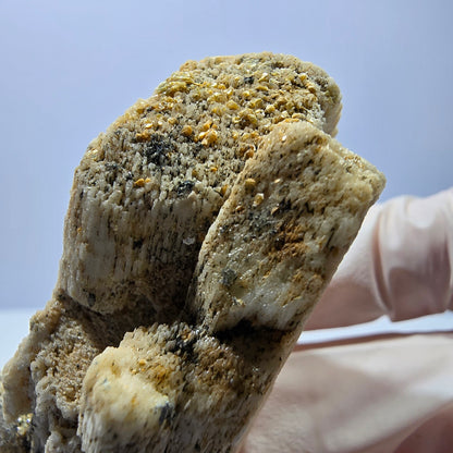 Hyalit Opal, Orthoklas, Rauchquarz, Muskovit, Schörl Turmalin Erongo, Namibia 57*38*28mm