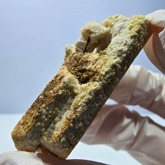 Seltene Orthoklas, Schörl Turmalin, Fluorit Stufe Erongo, Namibia 46*26*17mm