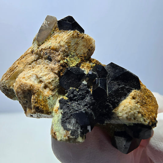 Seltene Orthoklas, Schörl Turmalin Stufe Erongo, Namibia 33*22*17mm