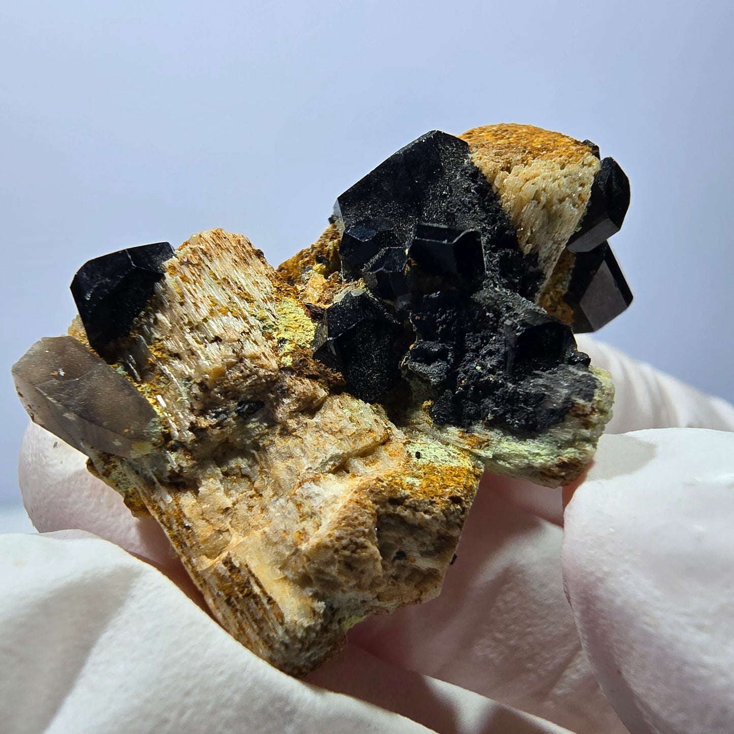Seltene Orthoklas, Schörl Turmalin Stufe Erongo, Namibia 33*22*17mm