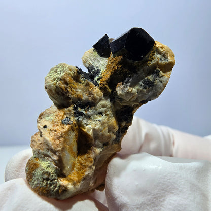 Seltene Orthoklas, Schörl Turmalin Stufe Erongo, Namibia 33*22*17mm