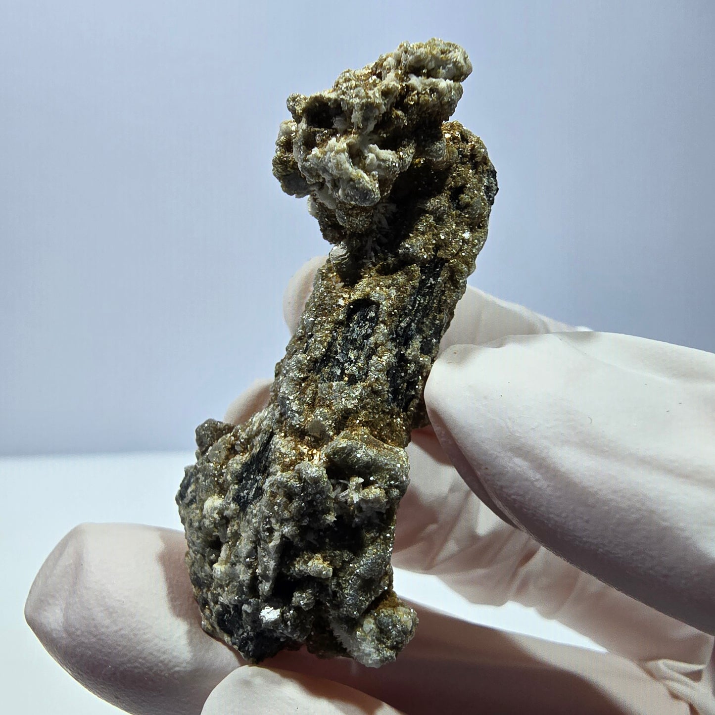 Seltene Schörl Turmalin, Orthoklas, Muskovit Stufe Erongo, Namibia 49*24*21mm