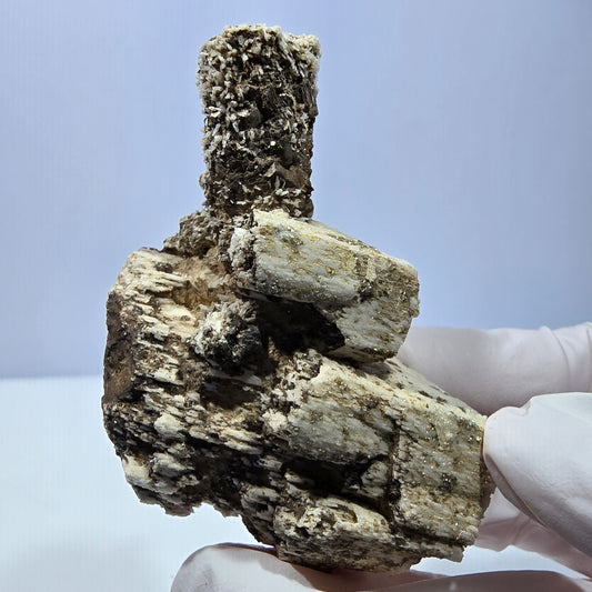 Seltene Schörl Turmalin, Hyalit, Orthoklas, Muskovit Stufe Erongo, Namibia 67*51*31mm