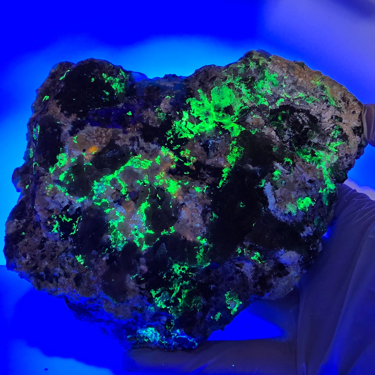 XL Fluorite, Smoky Quartz, Hyalite, Schörl Tourmaline, Muscovite Erongo, Namibia 150*129*55mm 