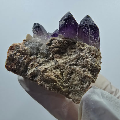 Seltene Phantom Amethyst, Hämatit auf Matrix Stufe Goboboseb, Namibia 48*34*32mm