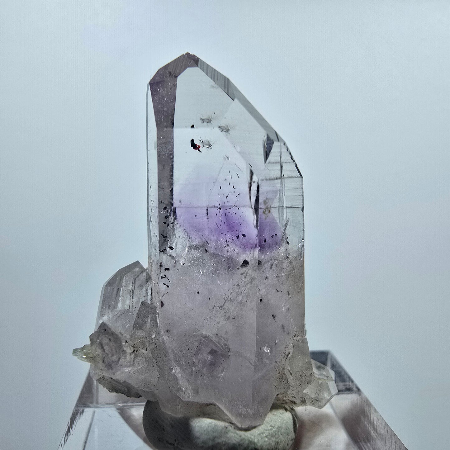 Harlekin Lemurian Phantom Amethyst Stufe Streep Mine Goboboseb, Namibia 31*24*18mm